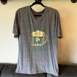 Lucky Brand Men’s Gray T-Shirt with Think Green